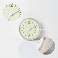 Wall Clock with Suction Cup Compact for Shower