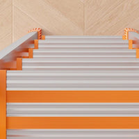 Aluminum Folding Step Ladder Sturdy Anti-Slip Folding Ladder Long-Lasting Household Tool for Indoor