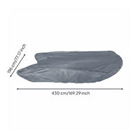 Inflatable Boat Cover Waterproof Inflatable Dinghy Cover Windproof for Transport