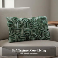 3D Petal Pillow Cover Light Luxury Textured Decorative Pillow Sham