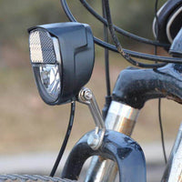 Sleek Cycle Front Light Compact Bike Front Light Easy to Install Bike Headlight with Bracket Bright for Commuting