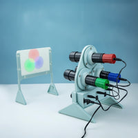 Light Mixing Apparatus with Screen Adjustable Light Mixing Apparatus Hands-on Freestanding for Teachers, Physics Labs