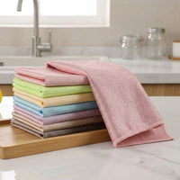 Non-linting Microfibre Cloth for Glass and Mirrors, 30x40cm Microfibre Cloth for Cleaning Supplies, Washable Polyester-Nylon Material