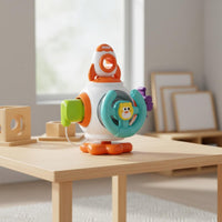 Multi-Sided Design Octahedron Busy Ball Bright Colors Sensory Busy Cube Safe Materials Baby Activity Cube Travel Friendly for 1 Year Olds