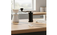 Manual Coffee Uniform Grind Consistency Hand Crank Coffee Mill Precision Grinding Portable Burr for Journeyers, Travel, Office, Outdoor