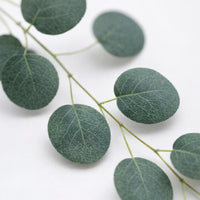 Artificial Eucalyptus Garland Silk Cloth, 72 Leaves Greenery Vines Realistic, Indoor Outdoor Eucalyptus Garland for Wedding Backdrop Wall Accent