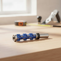 2 Pieces Spiral Trim Router Bit with Double Bearings Heavy-Duty Router Bit with Double Bearing Guide Tool for Woodworkers