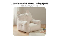 Soft & Comfortable children's Lazy Sofa Supportive Comfort Kids Soft Sofa Seat Breathable Material Toddler Floor Chair Great Gift for Infants, Babies, Toddlers, Photography Prop, Playroom, Relaxing, Reading Nook