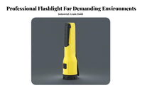 Safety-Rated Resistant Illuminating Flashlight Water Resistant Double Lamp Work Glow Professional Waterproof Torch Replaceable