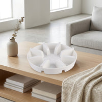 Plant Saucers with Raised Drainage, Drip Tray and Water Tray for Indoor Outdoor Plants, Simple Style Plant Trays