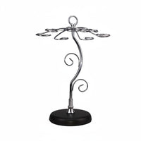 Countertop Vintage Glass Rack Stable Freestanding Stemware Holder Countertop Vintage Glass Holder Sturdy Metal Construction