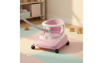 Swivel Baby Rolling Seat Mobile Baby Floor Seat with Wheels Ergonomic Two-Tone for Infants, Toddlers, Playroom