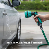 Heavy Duty High Pressure Water Leak-Proof Metal Car Wash Nozzle 360° Rotating Head for Gardeners