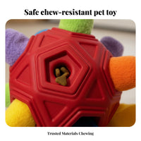 Canine Reward Puzzle Ball Bite-Resistant Snuffle Ball Boredom Reliever Dog Foraging Toy for Dogs, Young Dogs, Indoor Play, Training