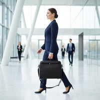 Spacious Projection Device Bag with Accessories Storage Pockets Portable Projection Device Case with Shoulder Strap Long-Lasting Adjustable for Business Trips