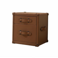 Vintage Bedside Storage Unit with Sturdy Frame for Renters