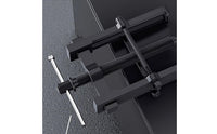 Threaded Bearing Puller Forged Two-Jaw Puller Heat-Treated Bearing Extractor Corrosion-Resistant for DIYers, Repair Shops