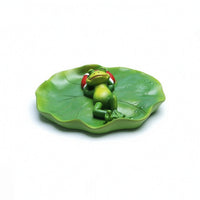 Buoyant Frog Ornament Decorative Buoyant Base with Frog Painted for Gardeners, Balcony
