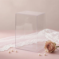 Clear Acrylic Display Box Guarding Dustproof Acrylic Box Removable Lid Stuffed Doll Display Case