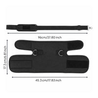Leg Sleeve with Strap Secure Leg Alignment Wrap Foot Positioning Strap Supportive Easy to Use for Golfers, Golf Training