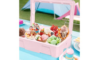 5 Pieces Translucent Cover Expanded Polypropylene Insulated Box Molded Structure Rectangular Insulated Box Recessed Side Panels Thermal Chill Carton Smooth Finish