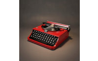 Iron Typewriter Model Compact Vintage Typewriter Decor Decorative for Bookshelf