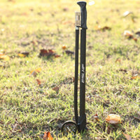 300 PSI Portable Bike Pump T Handle Transport Gear Aluminum Alloy for Mountain Bikers, Garage