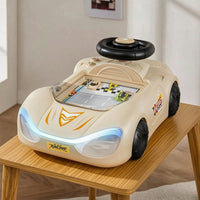 Steering Wheel Racing Car Toy Light-up Racing Steering Wheel Toy Tabletop Game Sturdy Realistic for Children, Desktop, Playroom