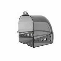Easy to Clean Transparent Amphibian Soaking Container Thickened PC Material Anti Escape Lizard Tub Safe and Non