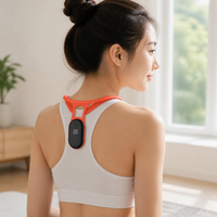 Intelligent Electric Posture Corrector, Vibration Back Straightener for Kids, USB-C Rechargeable Aluminum Alloy Necklace