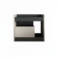 Minimalist Design Sculptural Bedside Table Modern design Nightstand Nordic Aesthetic Bedroom Furniture Creative Shape for Interior Designers, Homeowners, Students, Apartment, Hotel Room, Office