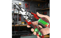 Long-Nose Electrical Pliers with Voltage Tester Multifunctional Wire Stripper with Voltage Tester Versatile Electrician Pliers Heavy-Duty for Home Maintenance