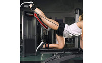 Hook-and-Loop Double D-Loop Ankle Strap Padded Ankle Training Strap Metal Rings Exercise Gear Heavy Duty