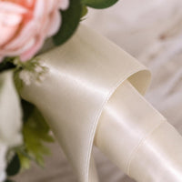 Bridal Photo Prop Floral Arrangement Reusable Occasion Accessory Satin Ribbon