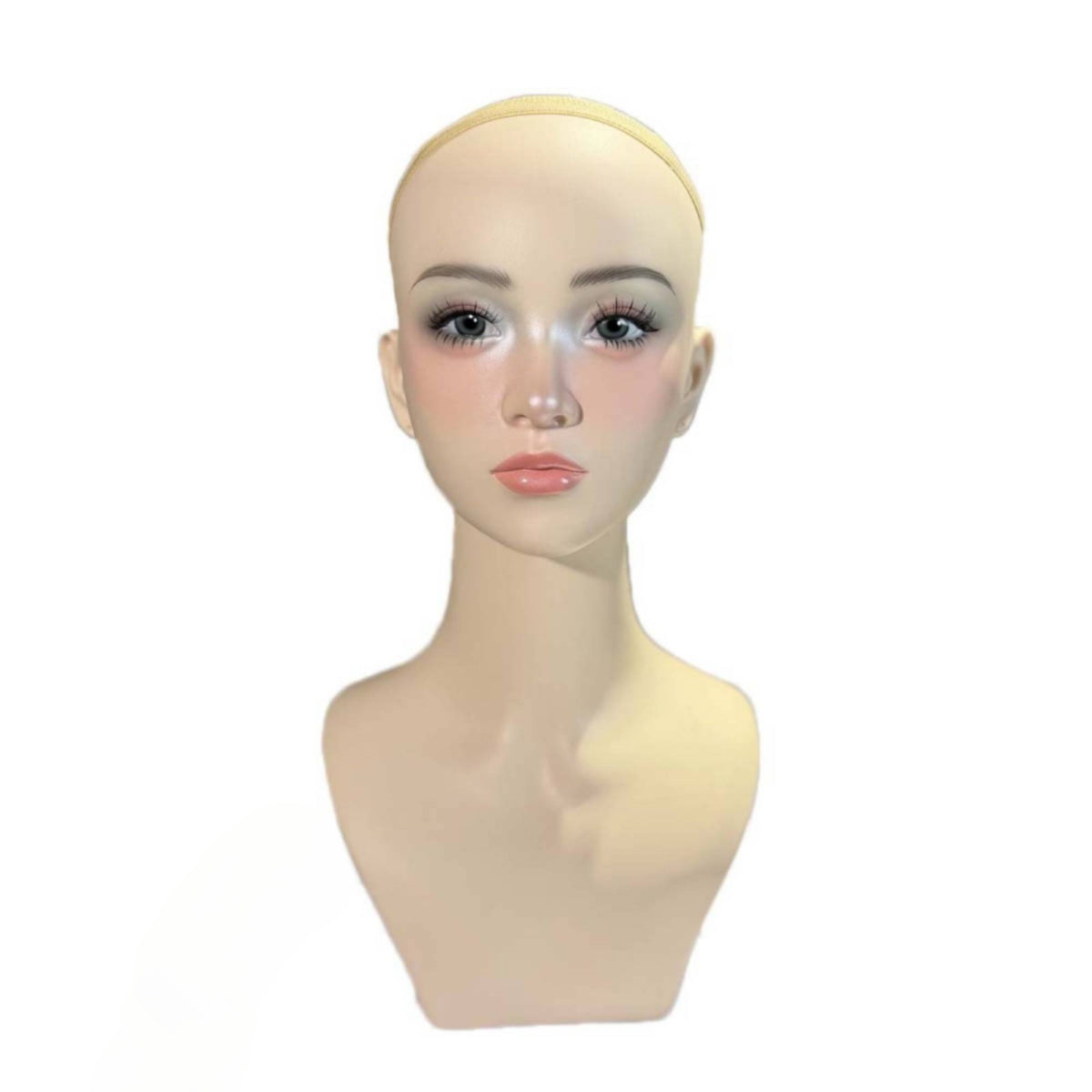 Hairpiece Display Stand Mannequin Head Elegant Mannequin Head Bust Stable for Cosplayers