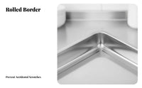 premium Large Rectangular Steel Platter adaptable Shallow Rimmed Pan long-lastinging Serving Tray sturdyDuty for Professionals, Party Hosts, Barbecue, Restaurant, Buffet, Kitchen