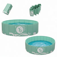 Quick-Setup Foldable Pool Portable Non-Inflatable Pool Collapsible Sturdy for Children, Toddlers, Backyard, Garden, Patio