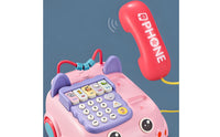 Playful Toy Phone Car Educational Learning Phone Sensory Baby Telephone Toy Colorful for Playroom, Classroom