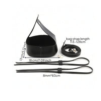 Leather-Look Pouch Bag Kit Versatile DIY Bag Accessory Kit Sturdy Lightweight for Crafting
