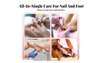 Electric Nail Drill Multi-Functional Portable Nail File Machine Multifunctional Personal Care Appliance for Beginners, Beauty Students, Travel, Salon