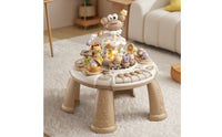 Baby Activity Table with Piano Double-Sided Crab Activity Table Toy Musical Interactive for Babies, Playroom, Nursery