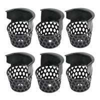 6 Pieces Easy to Install Pool Table Pocket with Screws Screw-on Billiard Ball Pockets Replacement Drop Net Bag Heavy-Duty for Game Room