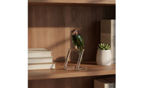 Bird Ornament Faceted Bird Figurine Tabletop Decor for Shelf