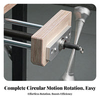 Easy Installation Carpentry Bench Vise Workshop Equipment Threaded Screw for Workbench