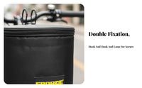 Foldable Folding Front Bike Basket Water Resistant Folding Handlebar Basket Thickened Material for Shopping, Grocery, Commuting