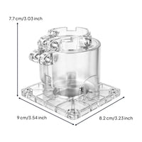 Angle to Router Adapter Accurate Trim Router Base with Clamp Screws Wear Resistant Attachment for Hobbyists