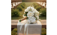 Silk Wedding Flower Arrangement Photo Prop Wedding Flower Bunch Realistic