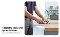 Easy Installation Snap-on Spray Nozzle Leak-Proof Pipe Clamp Misting Head Long-Lasting for Humidification, Dust Suppression, Cooling