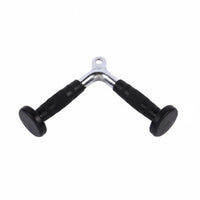 Heavy-Duty Steel Construction Lat Pulldown Bar Attachment Multi-Exercise Tricep Rope 360° Swivel Cable Machine Accessory Non-Slip Grip for Gym-Goers