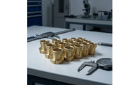 15 Pieces Brass Collet Segmented Jewelry Tool Balanced Hardware for Bench Work
